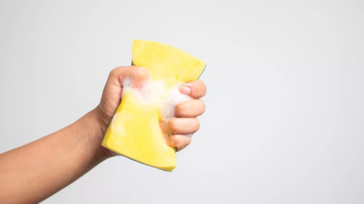 El truco para desinfectar las esponjas de casa: Agua y papel absorbente