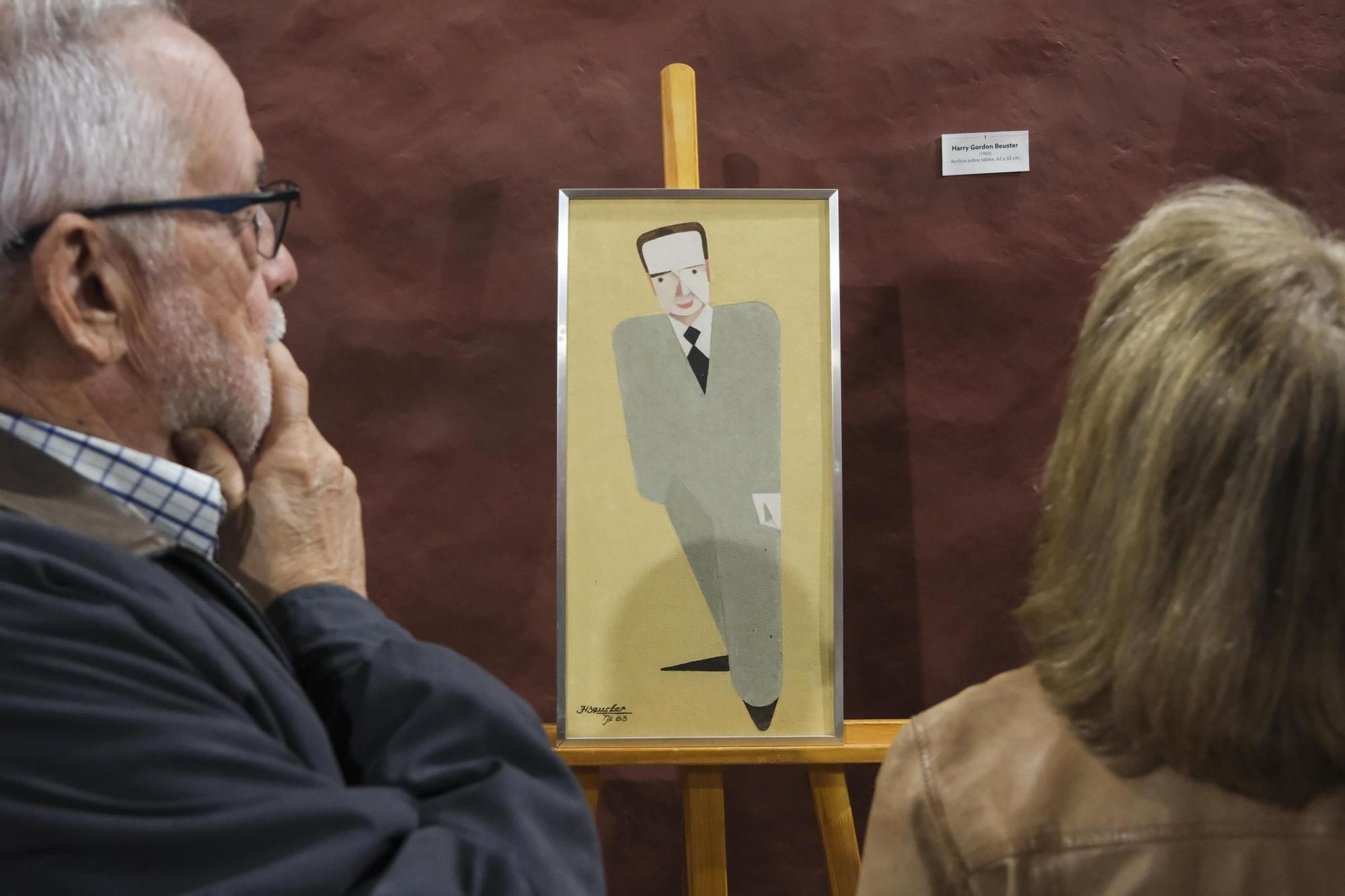 Exposición con retratos de Jerónimo Saavedra