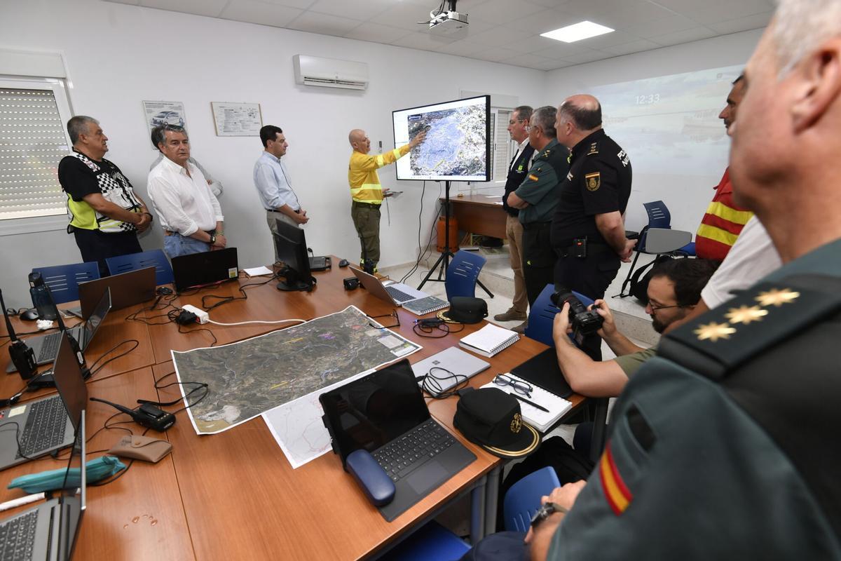 Incendio de Los Gallardos, en imágenes