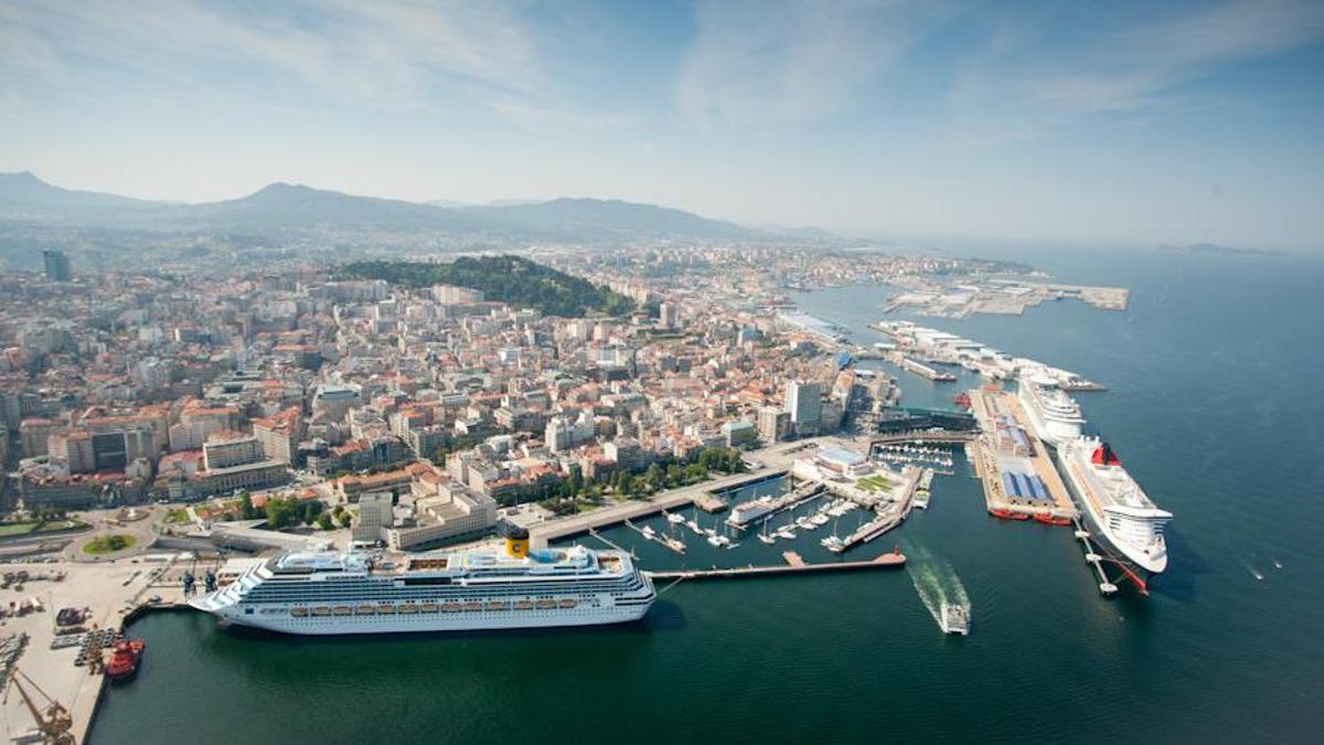 Una triple escala en el Puerto de Vigo.