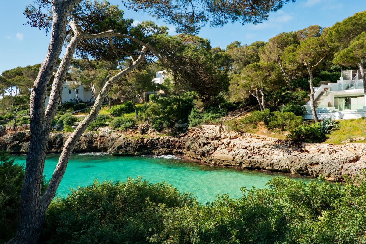 Cala dOr costa, Mallorca, España