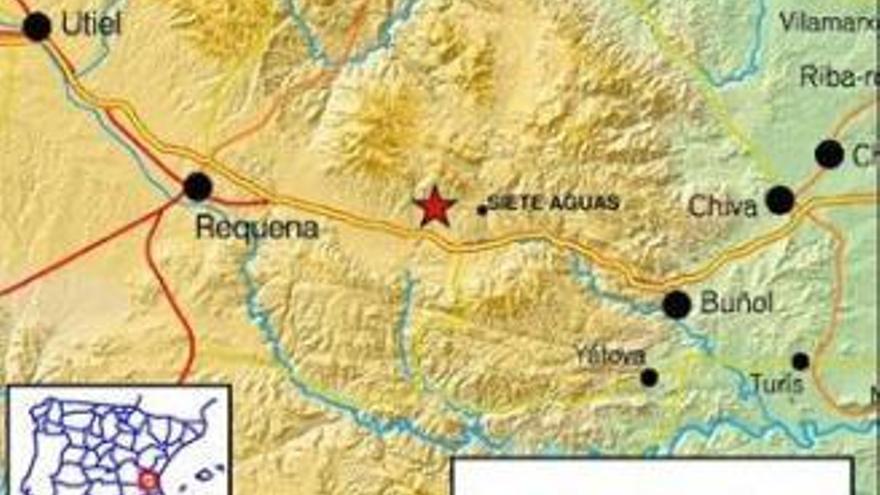 Siete Aguas registra un terremoto de 2,3