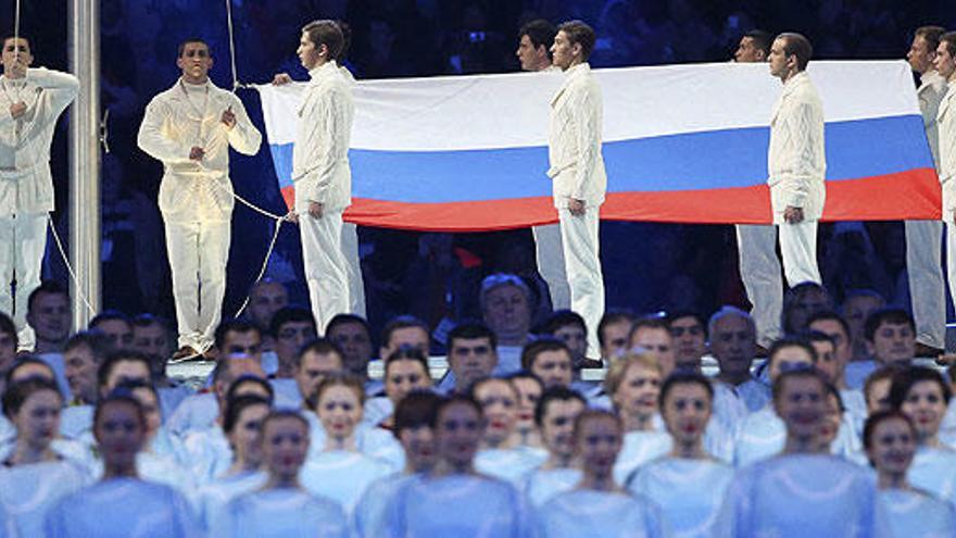 Ceremonia de inauguración de los Juegos de Sochi de 2014.