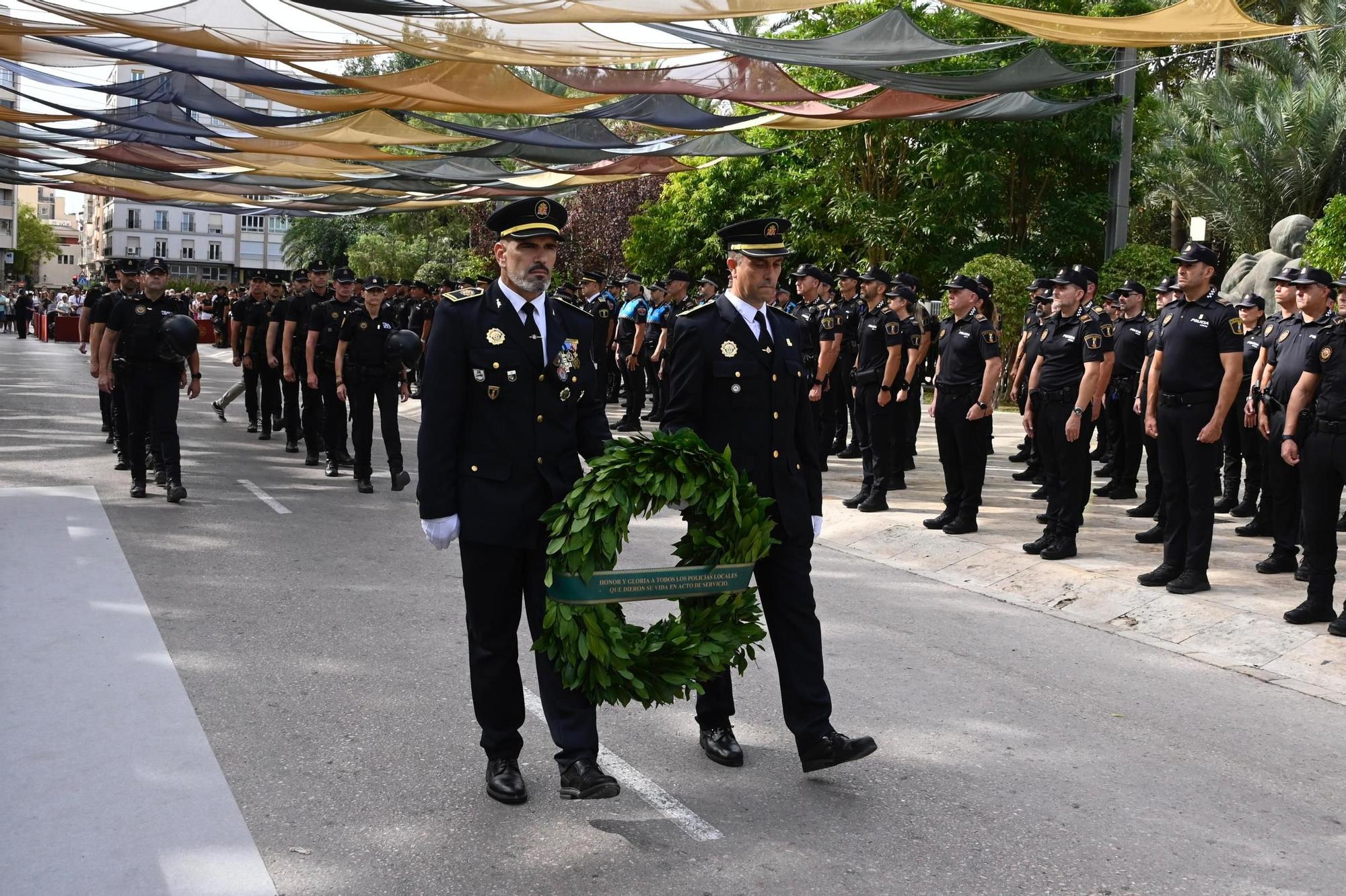 Así ha sido el acto del patrón de la Policía Local de Elche