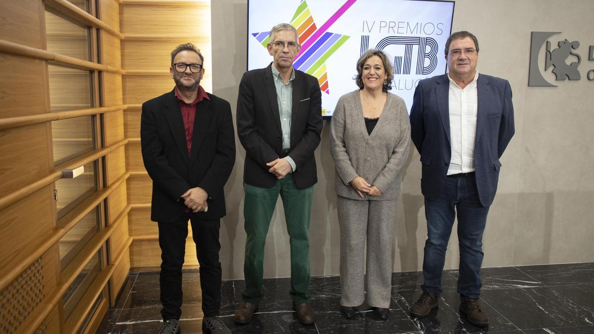 Participantes en la presentación de la 4ª Gala de los Premios LGTBI