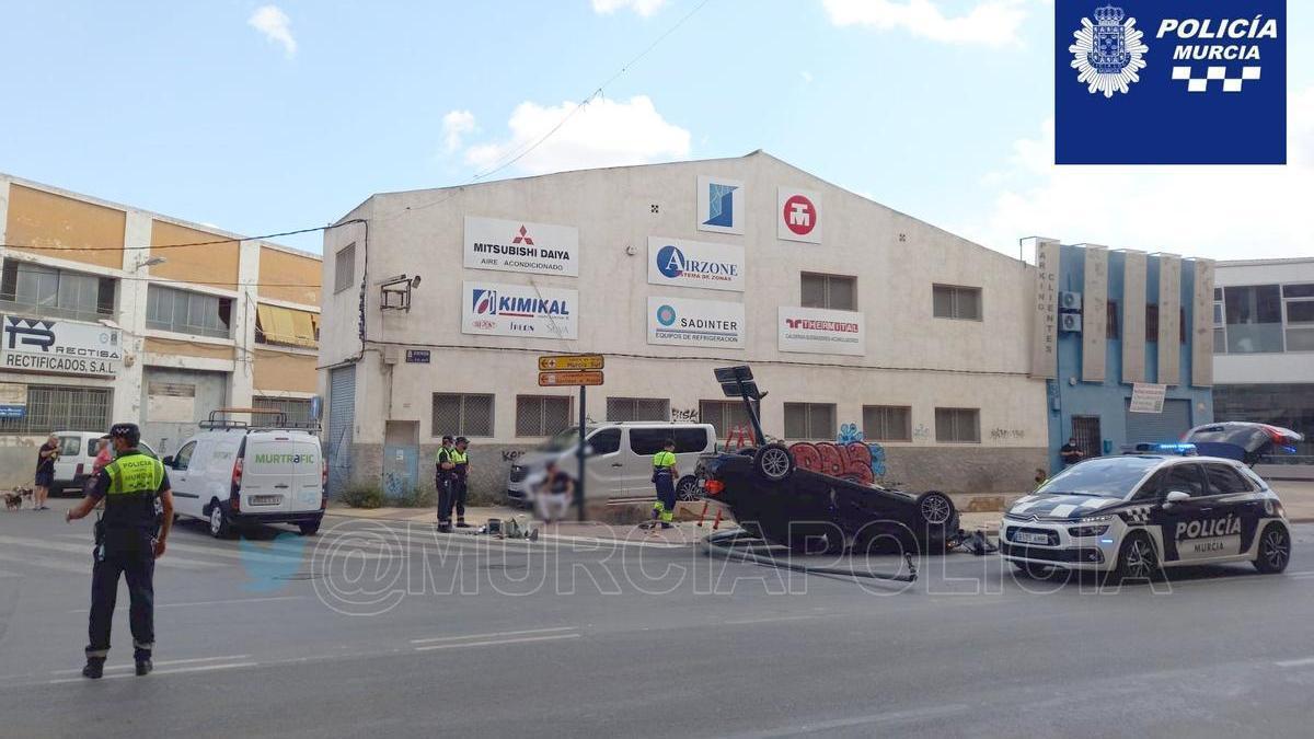 Estado en el que ha quedado el vehículo accidentado.