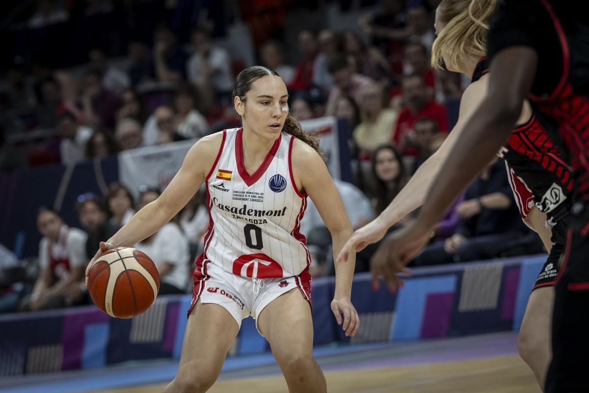 CASADEMONT ZARAGOZA - BASKET GIRONA - EL CASADEMONT ZARAGOZA QUEDA TERCERO EN LA FINAL SIX DE ZARAGOZA