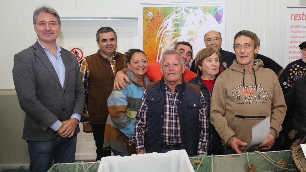 Un momento de la celebración, con el alcalde José Cacabelos.