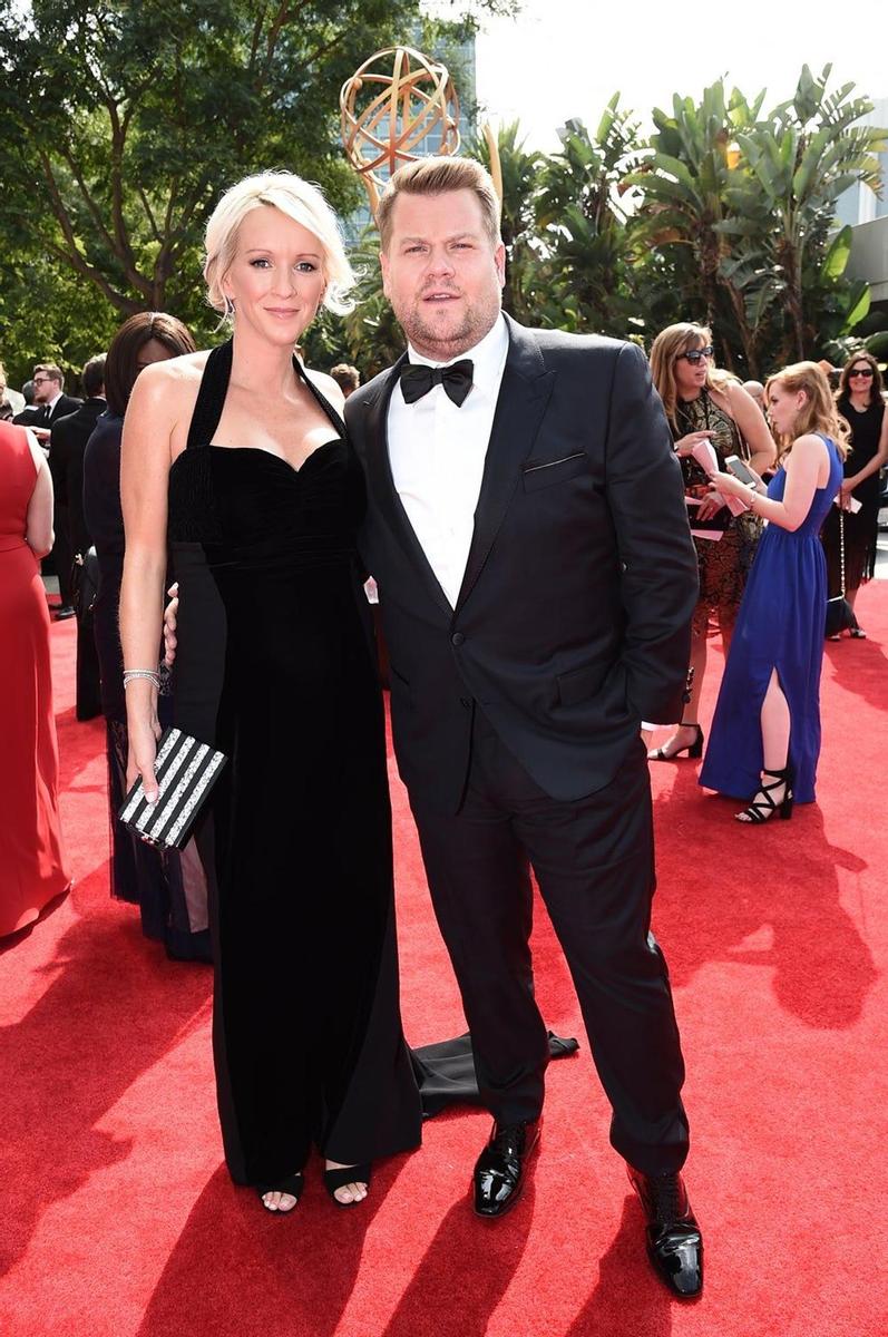 James Corden y su mujer, muy guapos en los Emmy 2017