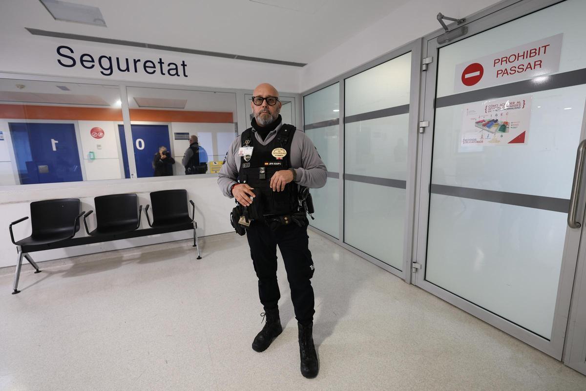 Jose Carlos Granda Martínez, guardia jurado del Hospital Can Misses de Ibiza
