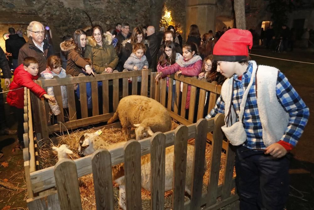 Pessebre vivent al pati de Cal Mut, al Barri Vell de Salt