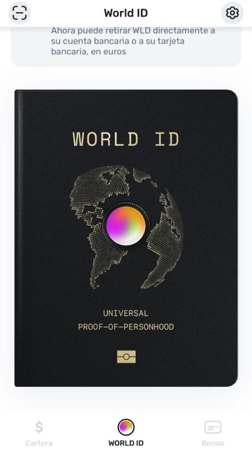 El World ID, pasaporte digital que se te facilita al verificar tu cuenta con el Orb