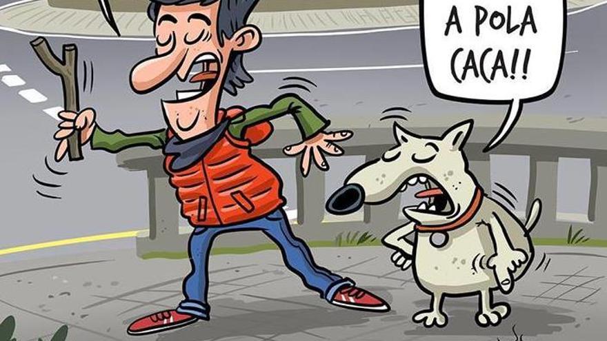 Marín &quot;ficha&quot; a Luis Davila contra las cacas de perro