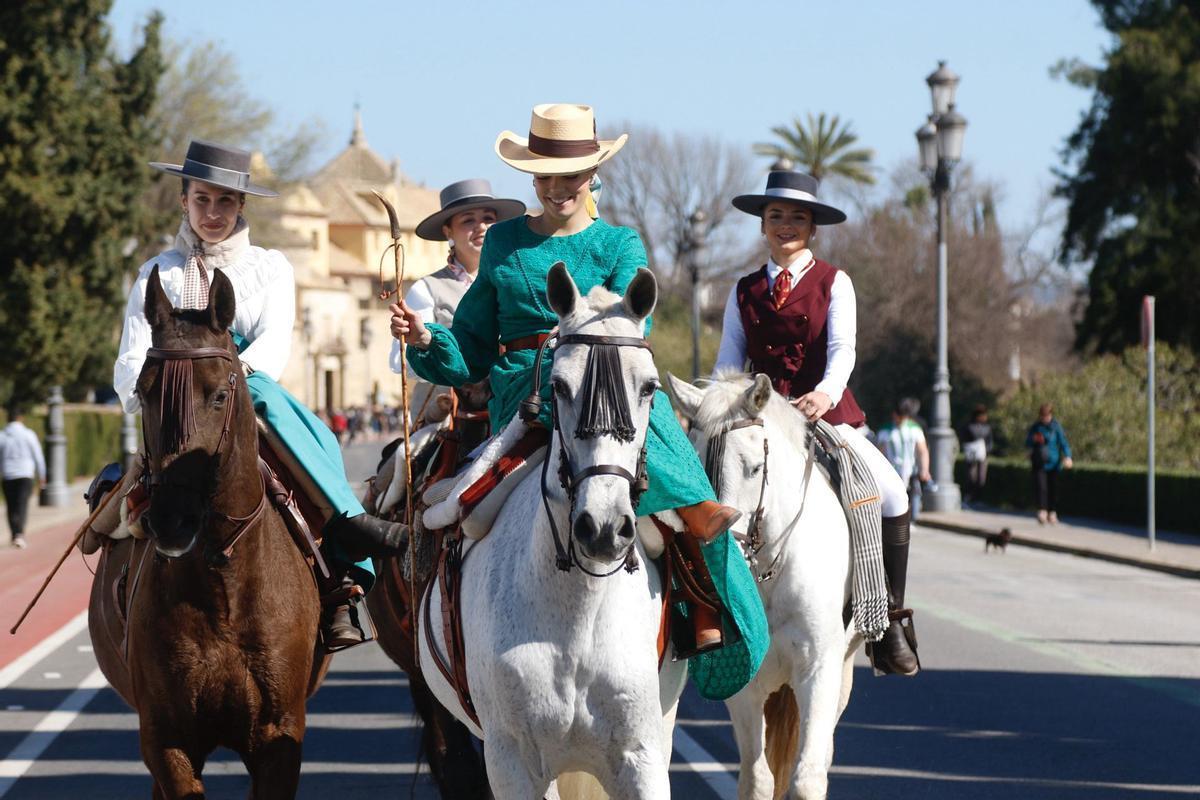 Marcha Hípica en Córdoba, en la última edición.