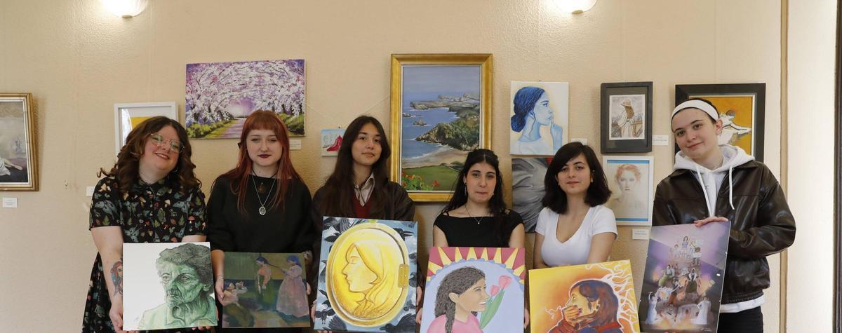 Gala Valdés, Oliwia Anna Olczak, Allegra Sánchez, Irene Sottile, Laura Fernández y Alba Fueyo.