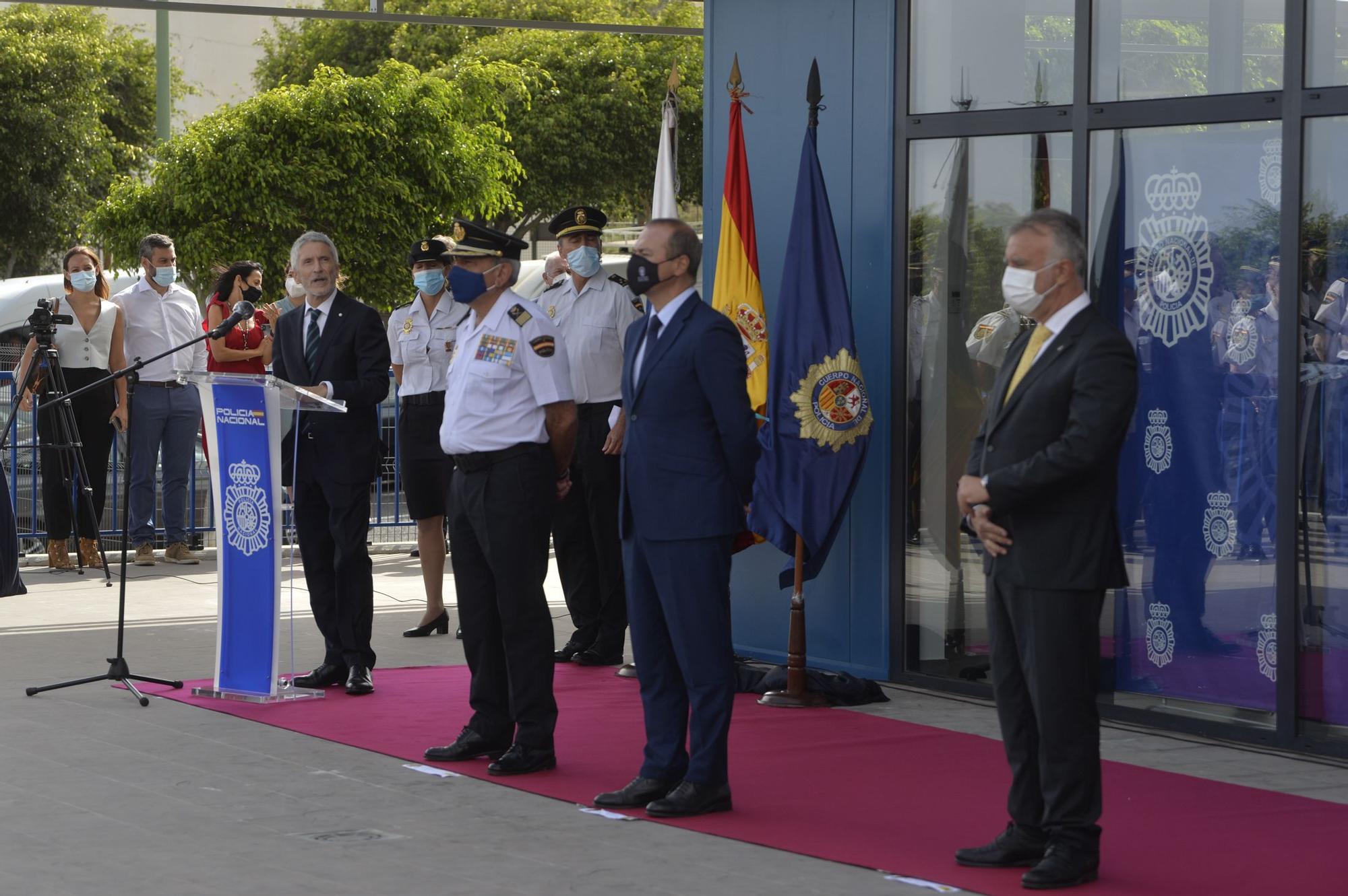 Inauguración de la comisaría de Distrito Centro de la Policía Nacional en Las Palmas