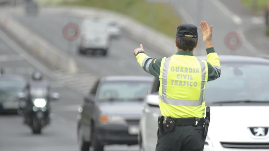 Un control de la Guardia Civil.