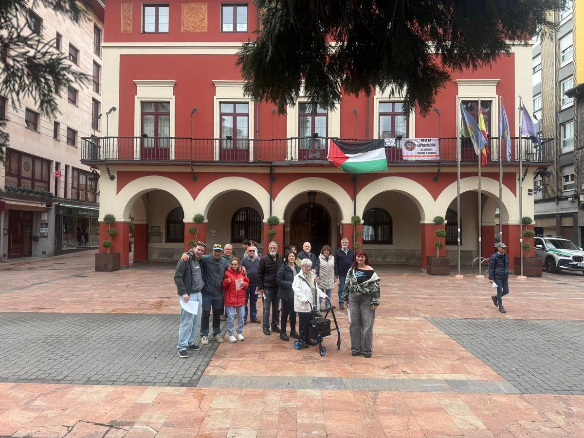 El acto celebrado en Langreo.