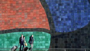 El mosaico del Aeropuerto de Barcelona.