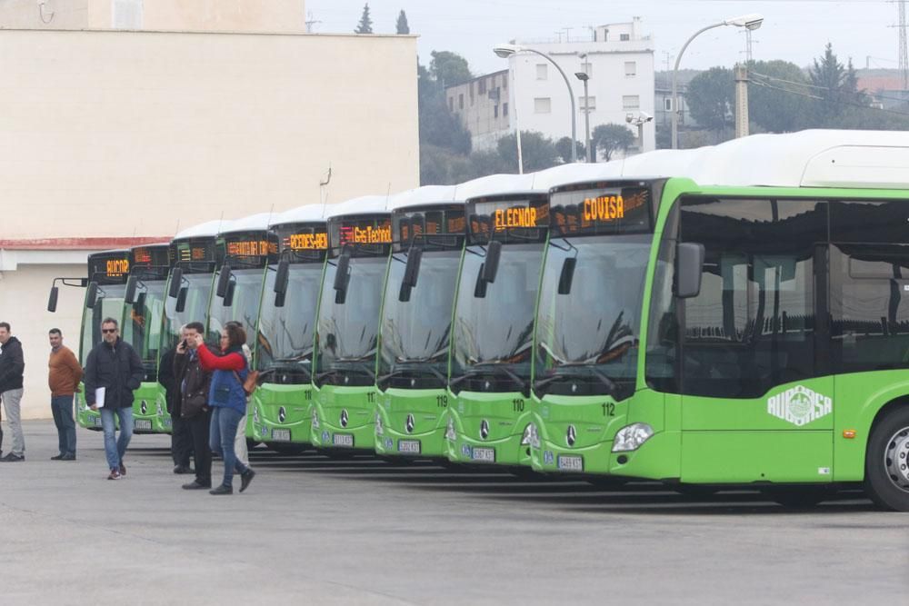 Así son los nuevos autobuses a gas de Aucorsa