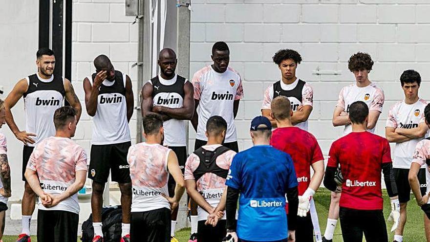 Primer entrenamiento en grupo, todos juntos por la &#039;normalidad&#039;.