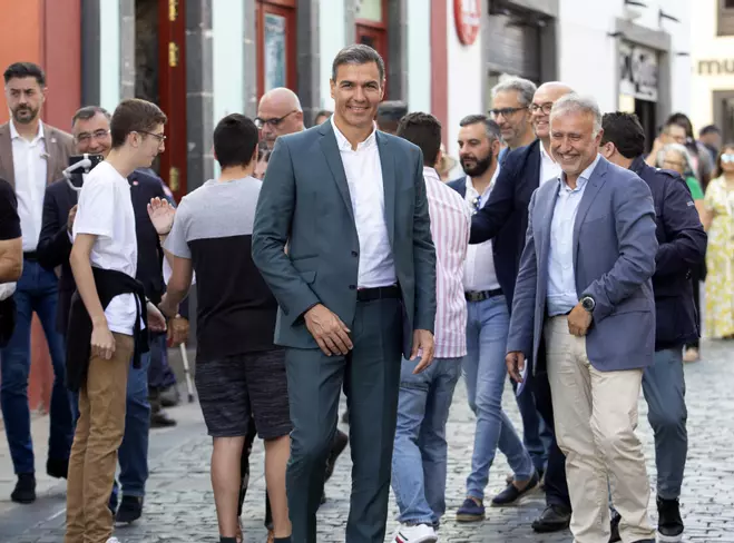 Pedro Sánchez visita La Palma