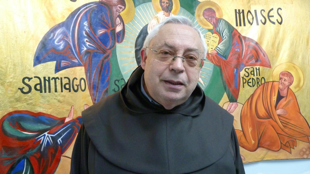 Foto del padre Alfonso Ruiz, prior del monasterio del Desert de les Palmes.