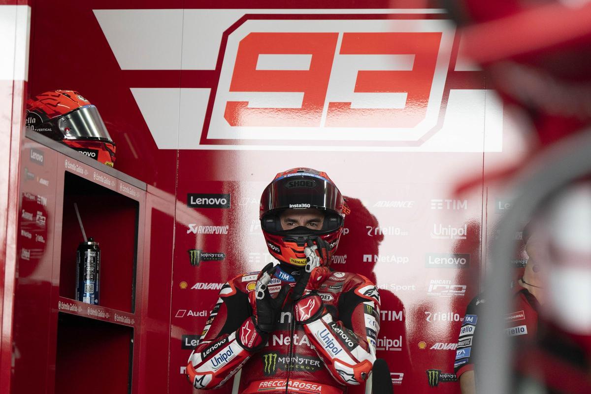 Marc Márquez (Ducati), pese a su mala suerte en Buriram, no pierde la esperanza.