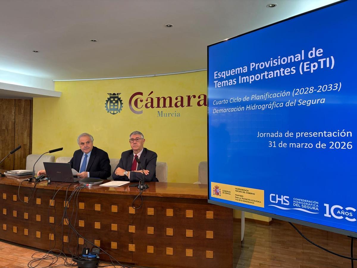 Presentación de la nueva Planificación Hidrológica del Segura 2028-2033