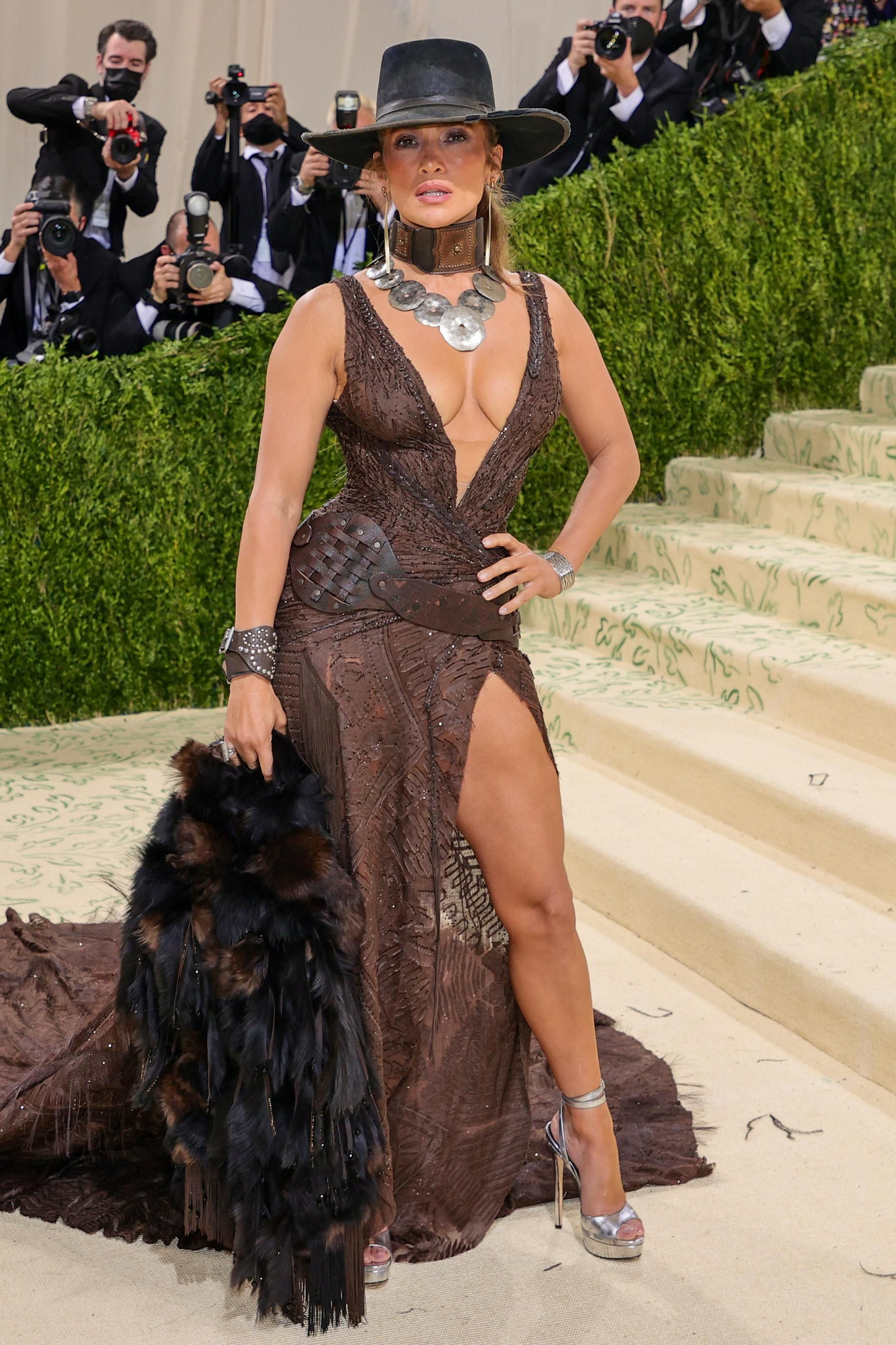 Jennifer López, en la gala MET 2021