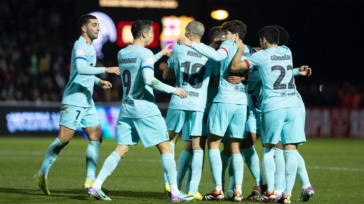 El Barça celebró un triunfo que le lleva a los cuartos de final de la Copa del Rey