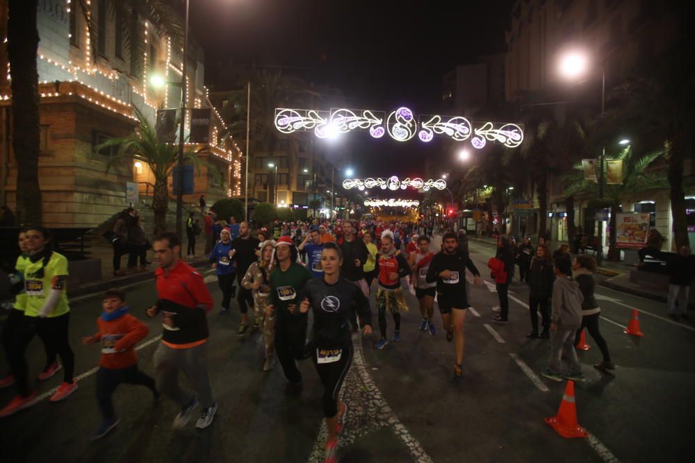 La San Silvestre más colorida en Alicante