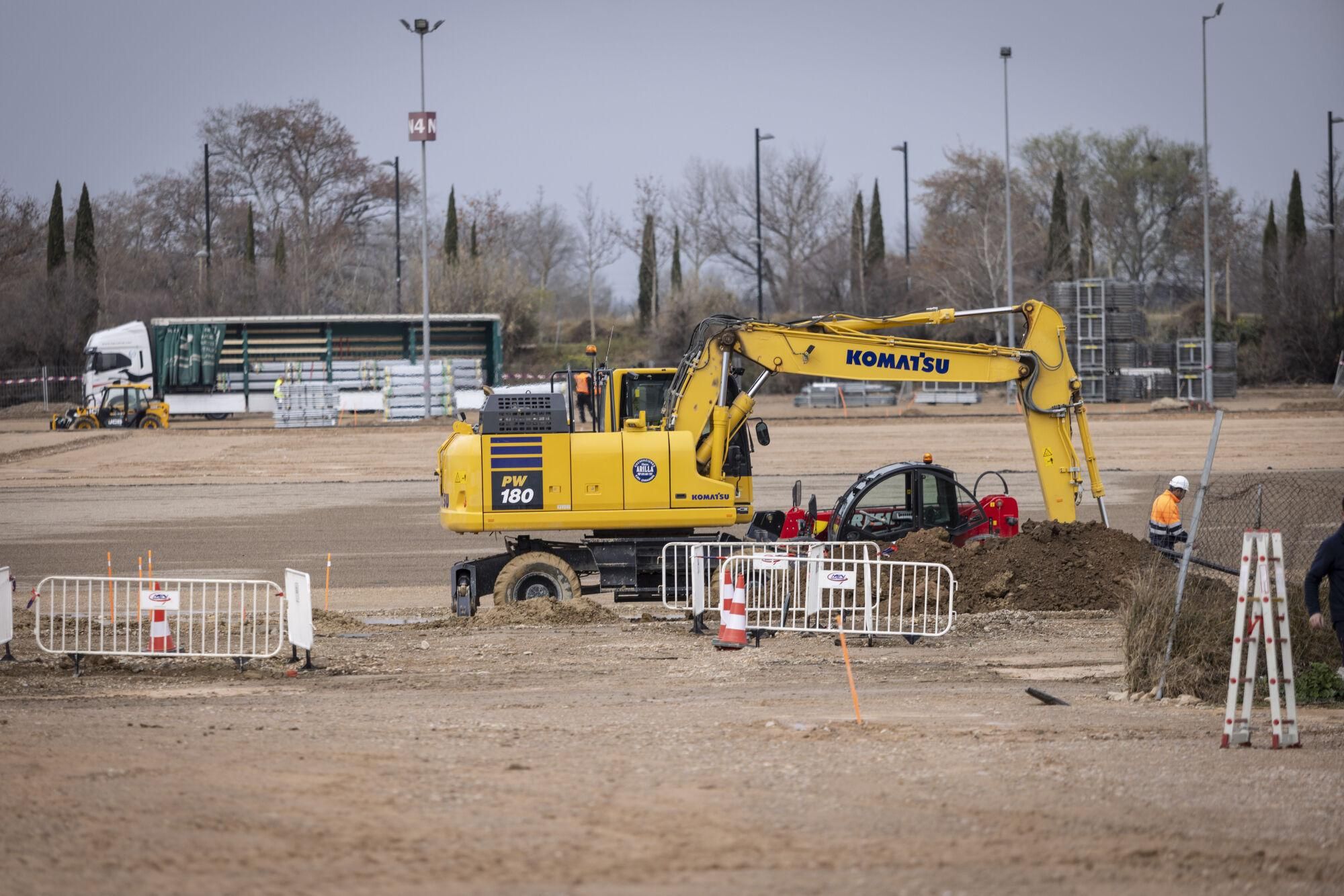 En imágenes | Así ha sido la construcción de la 'mini Romareda' 