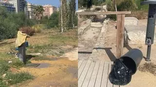 Un parque con mala vida en Alicante