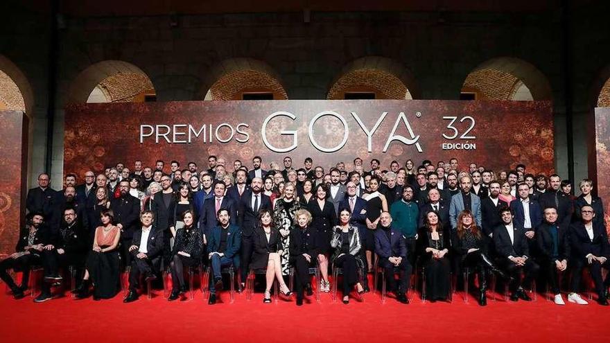 Foto de los nominados a los premios Goya.