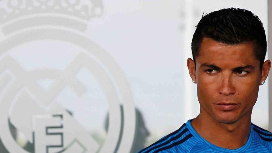 Cristiano Ronaldo, el martes en Valdebebas.