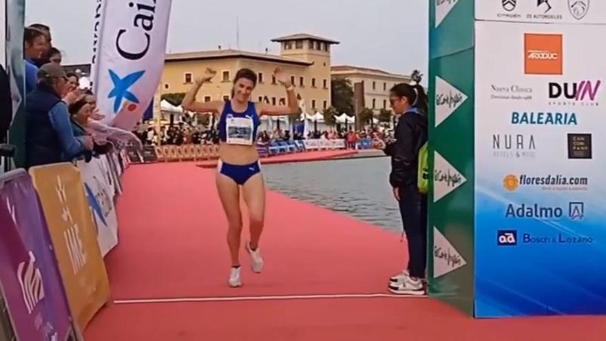 Mireia Guarner, guanyadora de la mitja marató de Palma