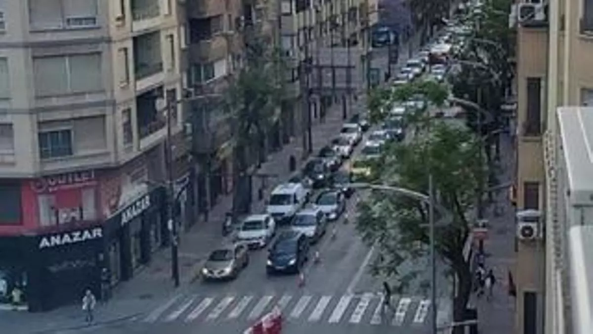 "Caos total" en Murcia por los cortes de tráfico en Floridablanca