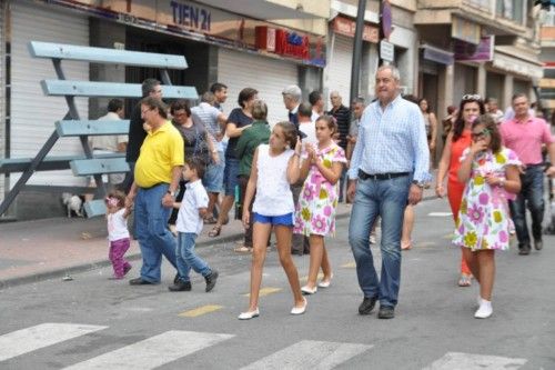 Encierro de vaquillas en Abarán