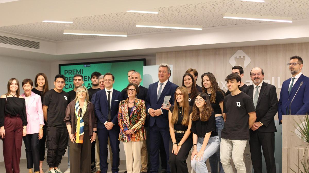 Los estudiantes de la Universitat Politècnica de València protagonizaron esta primera edición del galardón impulsado por CaixaLaVall.