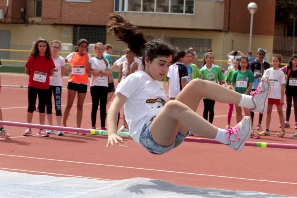 Competición escolar de Atletismo en Cartagena