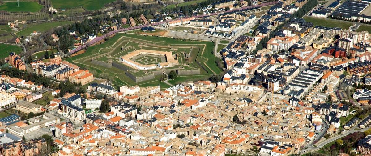 Vista cenital de Jaca, en una imagen de archivo.