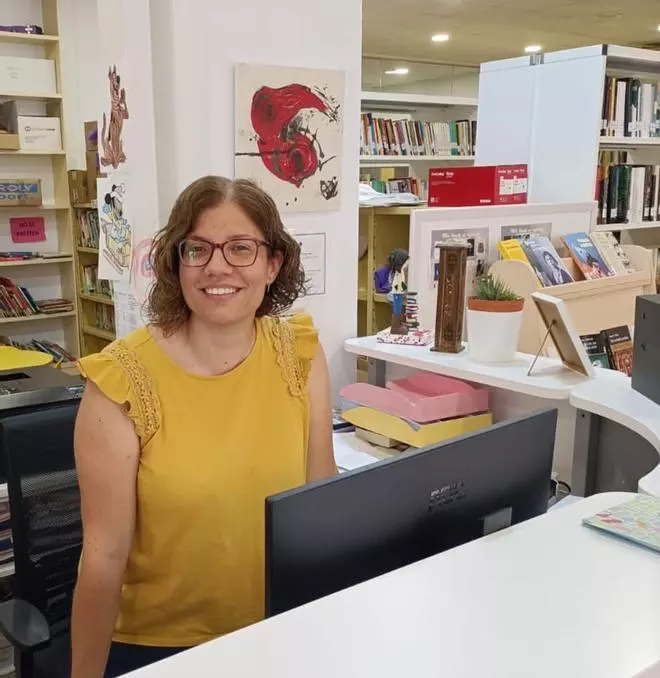 Anna Palomares Ureña, bibliotecària de Corbera