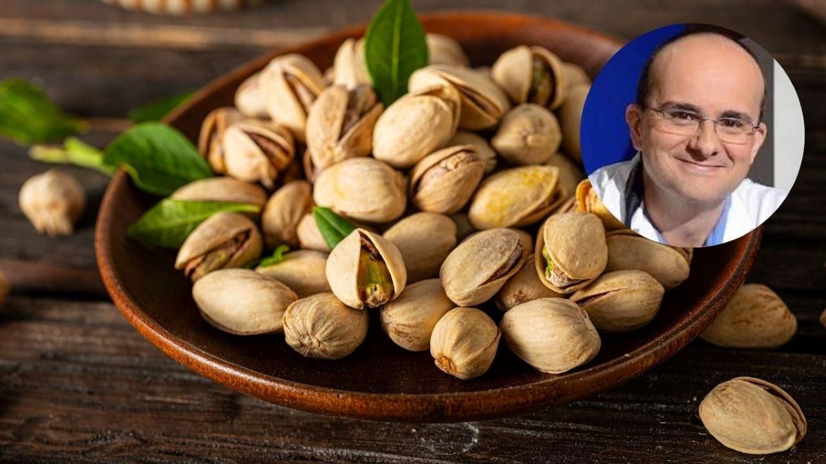 El médico y divulgador, Daniel González, señala los beneficios de consumir pistachos.
