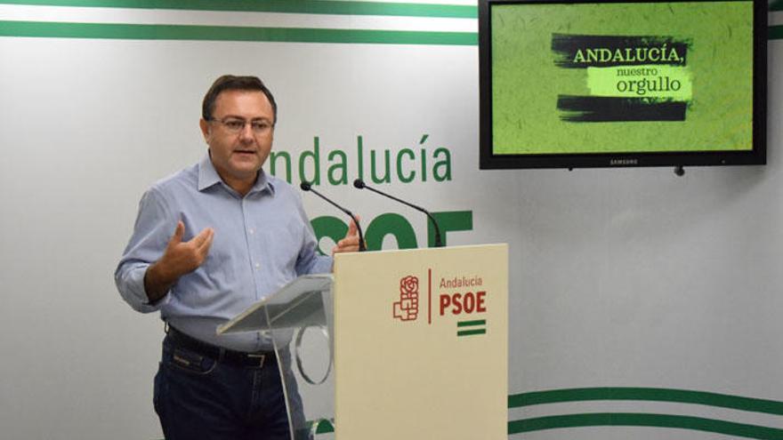 Miguel Ángel Heredia durante su comparecencia.