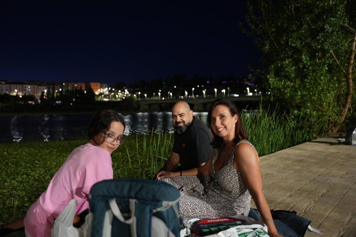 Las imágenes de los fuegos artificiales de Badajoz