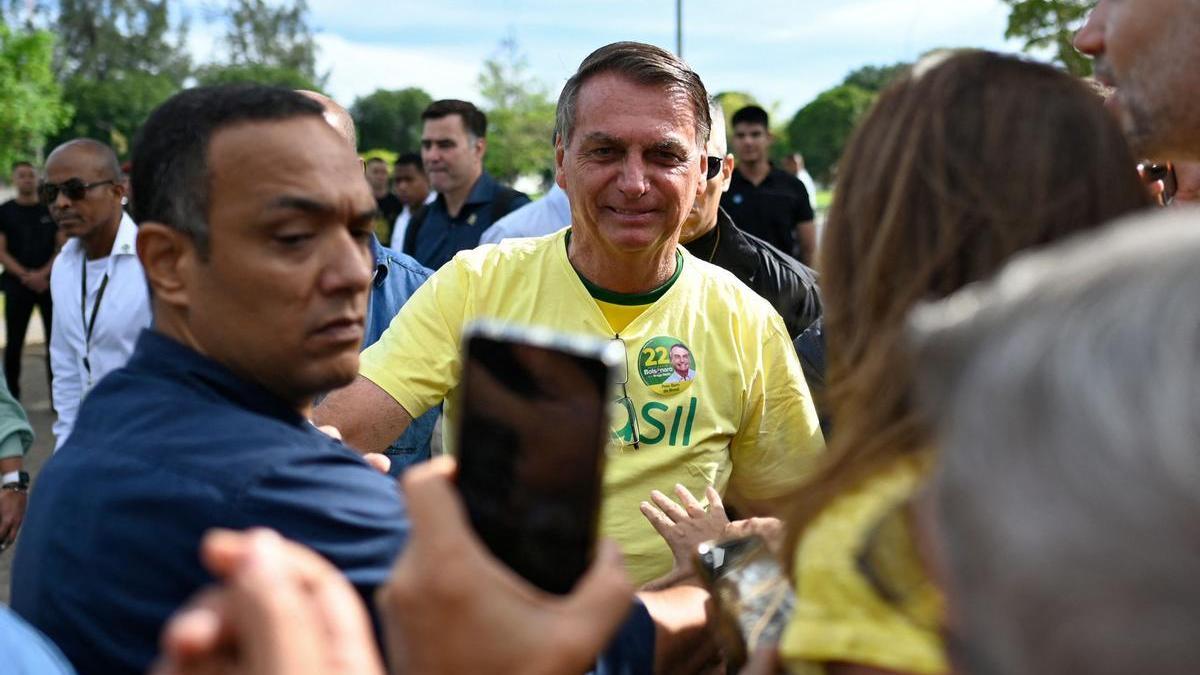Jair Bolsonaro, candidato a la reelección en Brasil.