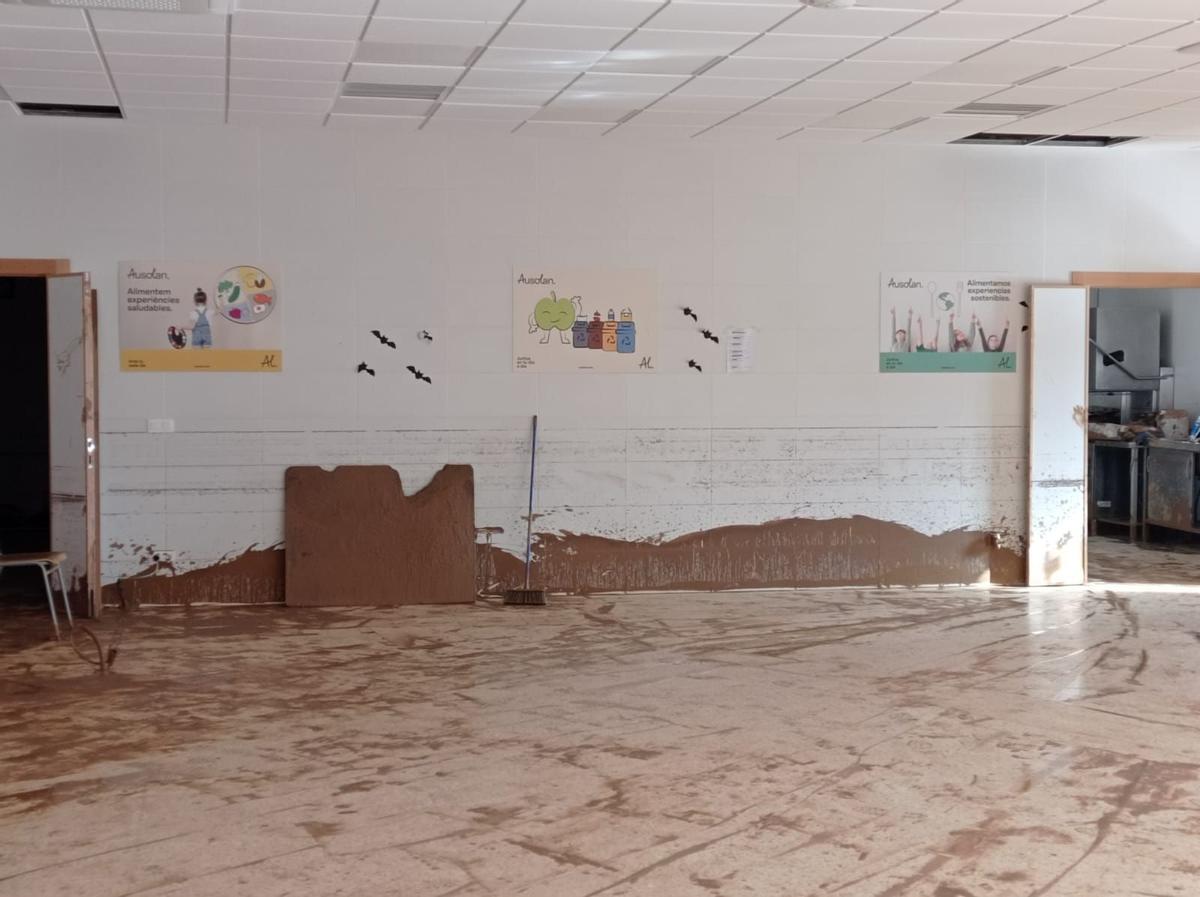 El comedor del colegio de La Torre