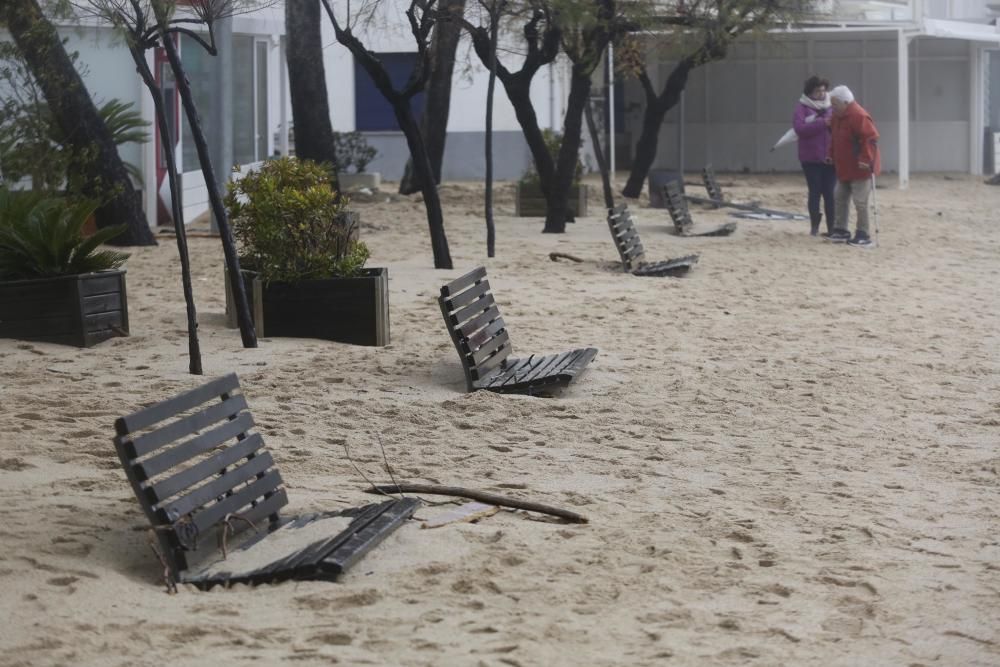 Afectacions del temporal a Tamariu