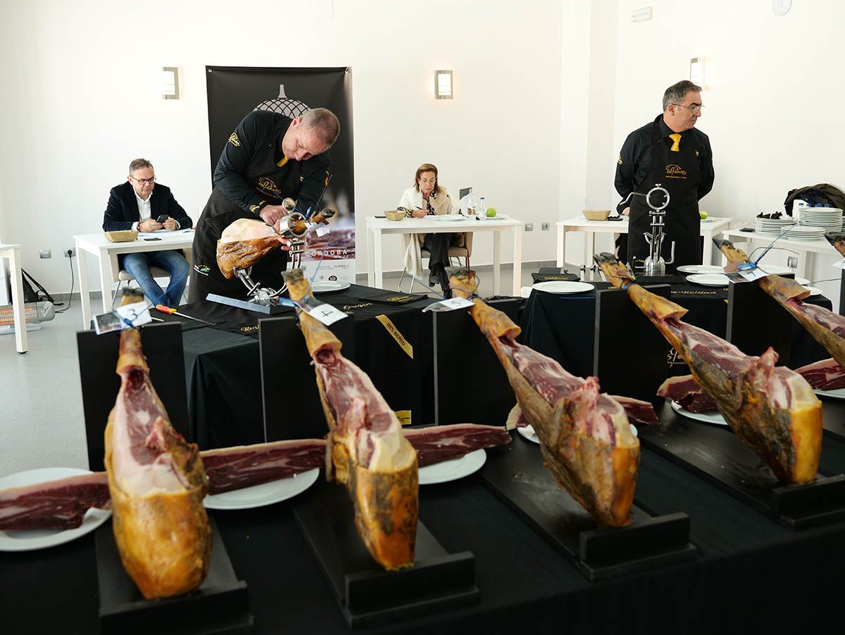 El concurso del mejor jamón de Los Pedroches en imágenes